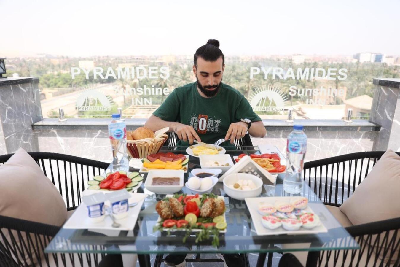 Pyramids Sunshine View Hotel Kafret el-Gabal Kültér fotó