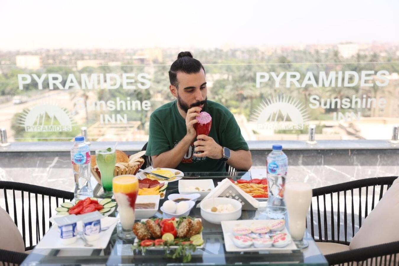 Pyramids Sunshine View Hotel Kafret el-Gabal Kültér fotó