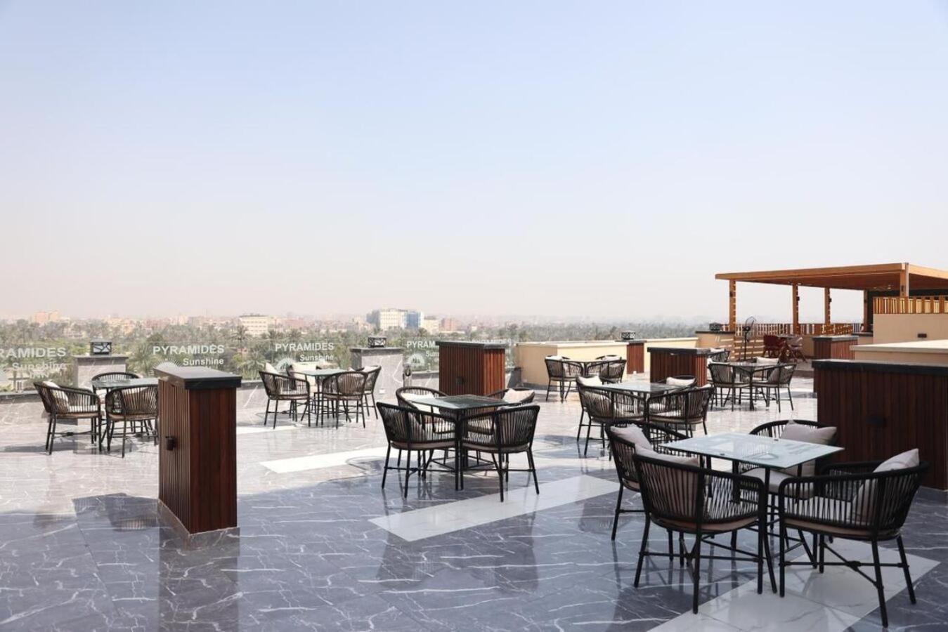 Pyramids Sunshine View Hotel Kafret el-Gabal Kültér fotó