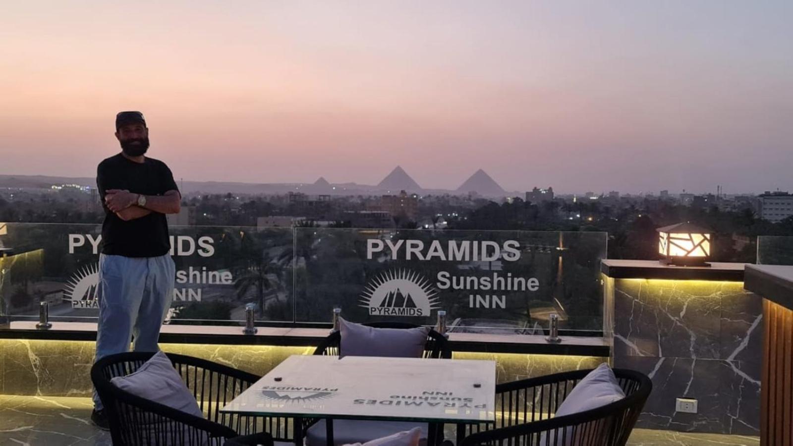 Pyramids Sunshine View Hotel Kafret el-Gabal Kültér fotó
